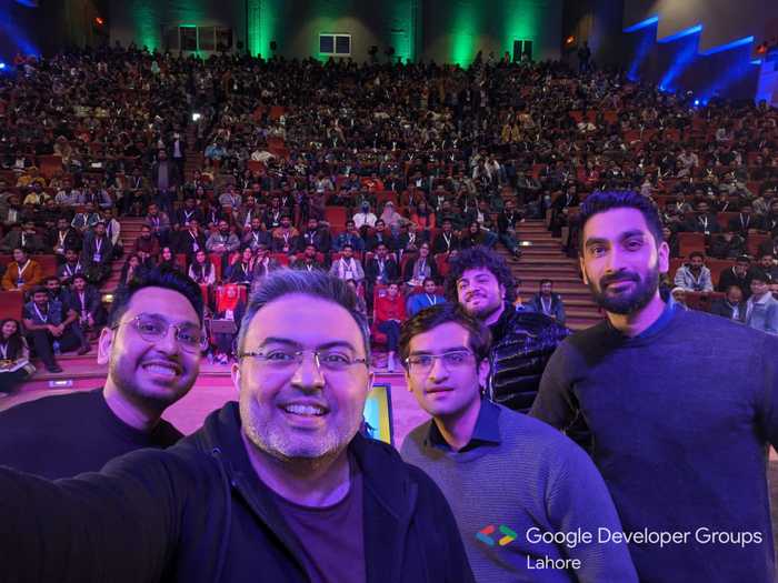 Team Selfie at DevFest Lahore 2023